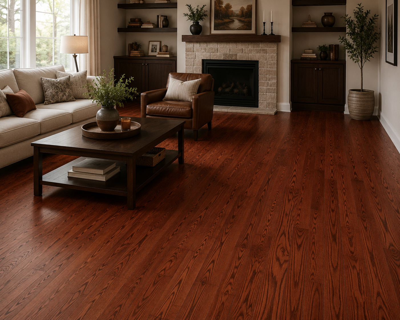 Bruce Manchester Hardwood Flooring 3 1/4 in - Oak Cherry