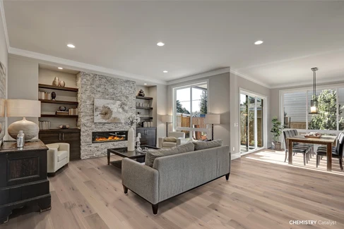 Chesapeake Chemistry White Oak Plank Flooring 9/16 in x 7-1/2 in - Catalyst (31.09 SF/CTN)