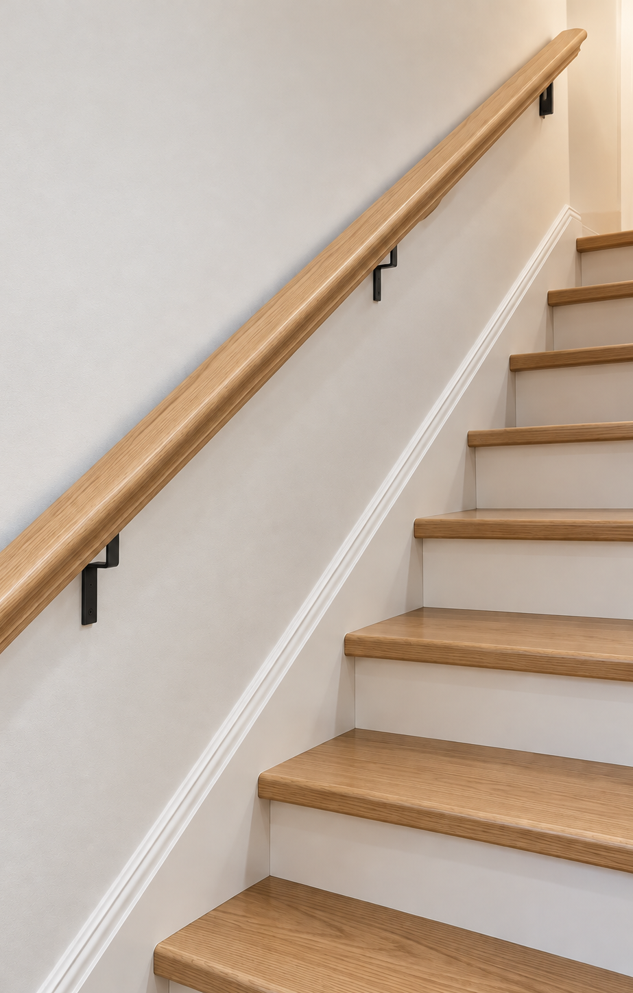 White Oak Traditional Fingerjoint Handrail – C-6010