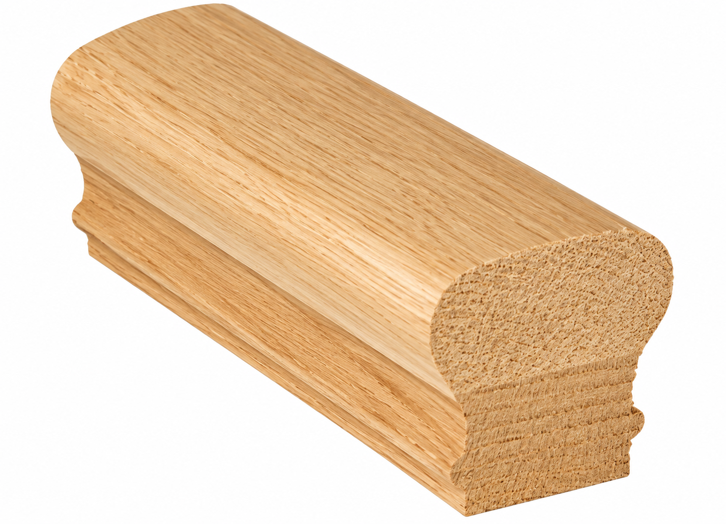 White Oak Traditional Fingerjoint Handrail – C-6010