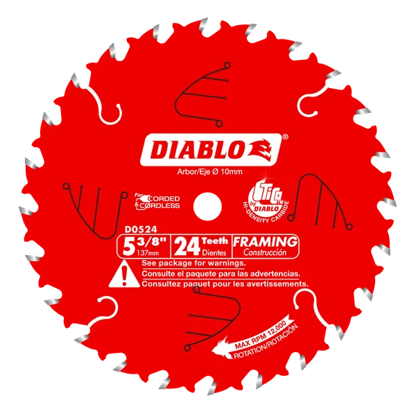 Diablo Framing Circular Saw Blade 5-3/8 in 24T