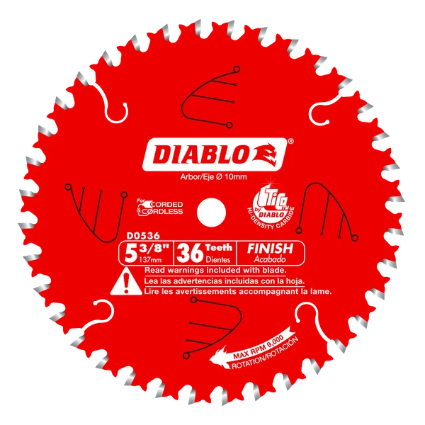 Diablo Finish Trim Blade 5-3/8 in 36T