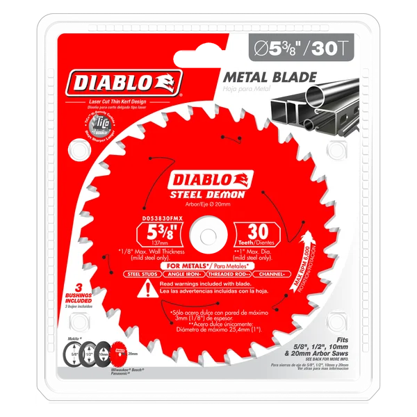 Diablo Medium Metal Carbide Blade 5-3/8 in 30T