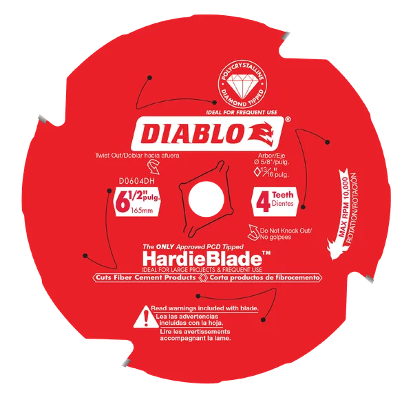 DIA 6-1/2X4 PCD Fiberce