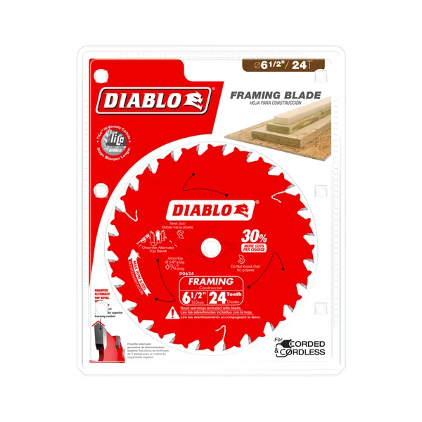 Diablo Framing Circular Saw Blade 6-1/2 in 24T