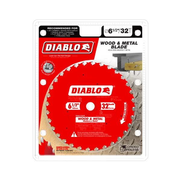 Diablo Carbide Circular Saw Blade 6-1/2 in 32T