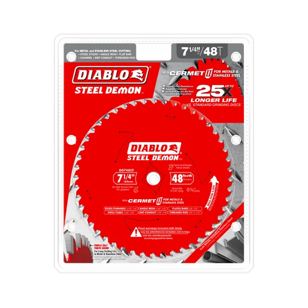 Diablo Cermet II Medium Metal Blade 7-1/4 in 48T