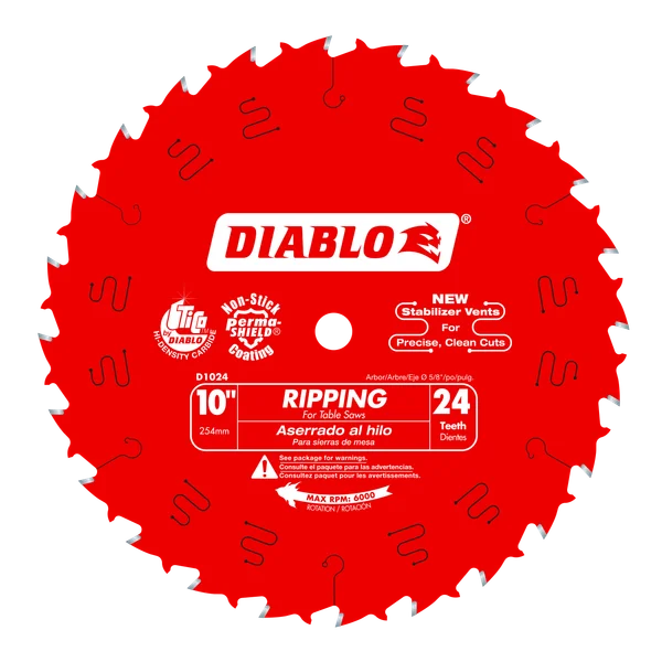 Diablo Ripping Blade 10 in 24T