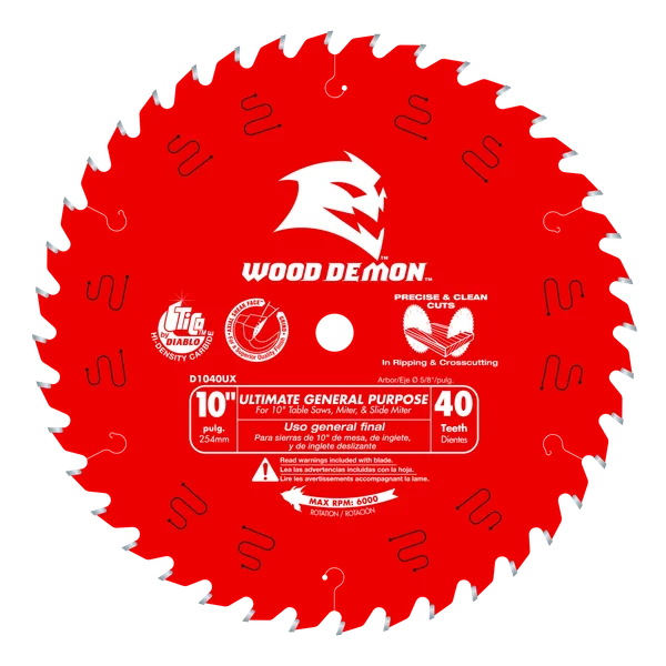 Diablo Ultimate General Purpose Blade 10 in 40T