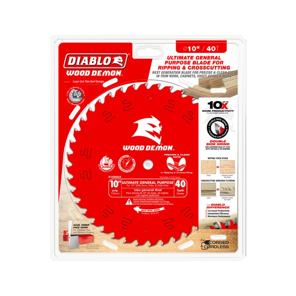 Diablo Ultimate General Purpose Blade 10 in 40T