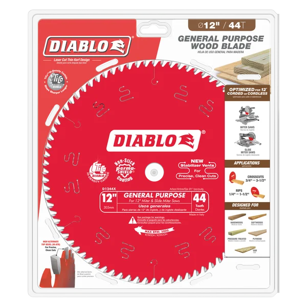 Diablo General Purpose Blade 12 in 44T