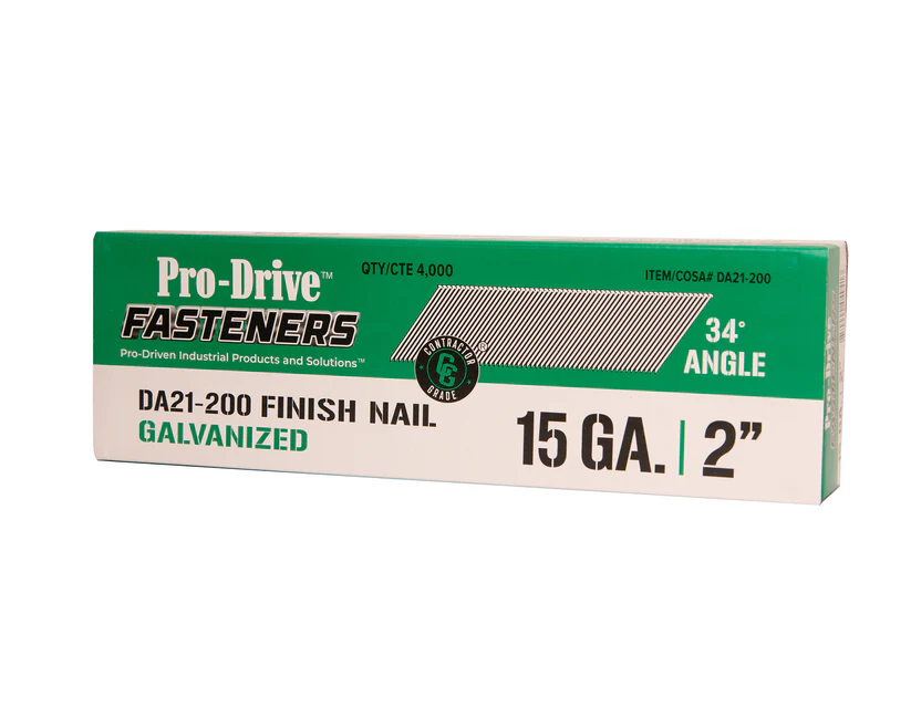 ProDriveHD Finish Nails 15 GA 2 in 34° Angle (4,000 ct)