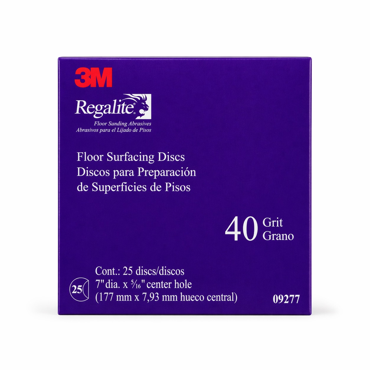 3M Regalite Edger Disc 7 in x 5/16 in 40 Grit