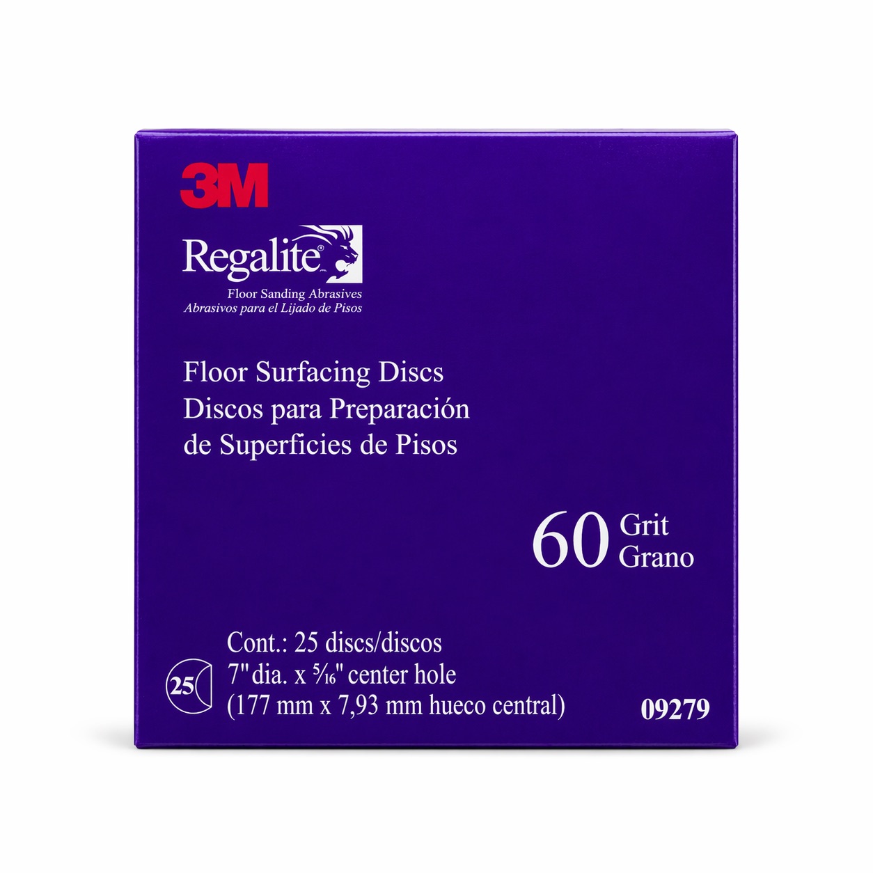 3M Regalite Edger Disc 7 in x 5/16 in 60 Grit