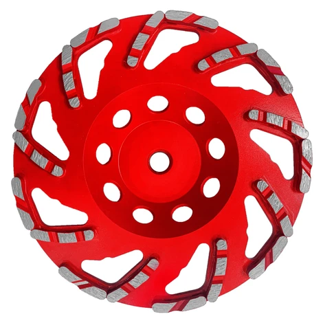 Diamond Rimmed Cup Wheel 7 in Masonry