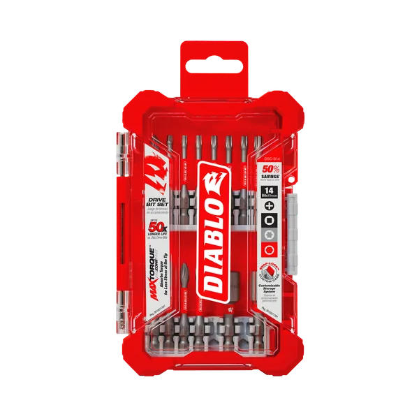 Screwdriving Bit Set – 14 Pieces