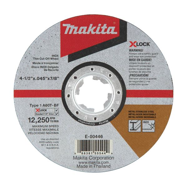 X-Lock Type 1 Cut-Off Wheel 4-1/2 in 60 Grit Metal & Stainless Steel