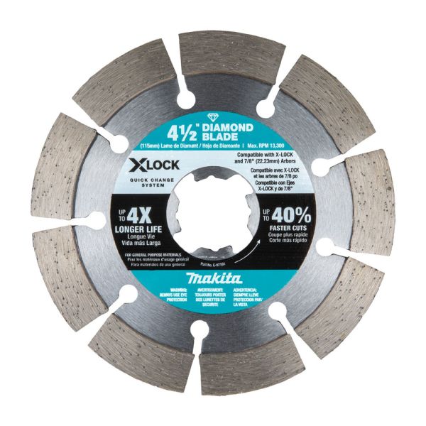 X-Lock Segmented Diamond Blade 4-1/2 in Masonry