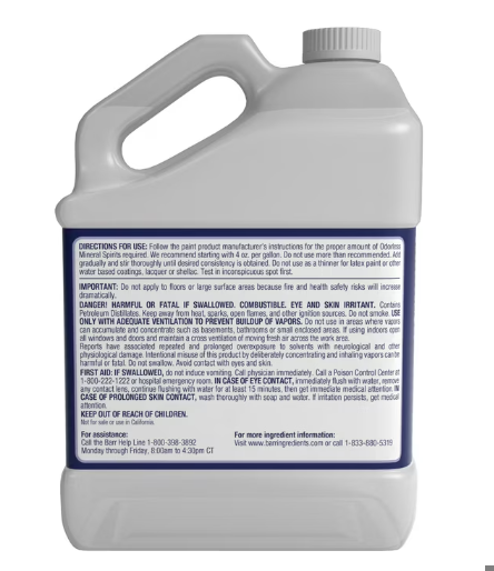 KS Odorless Mineral Spirits 1 gal - Plastic
