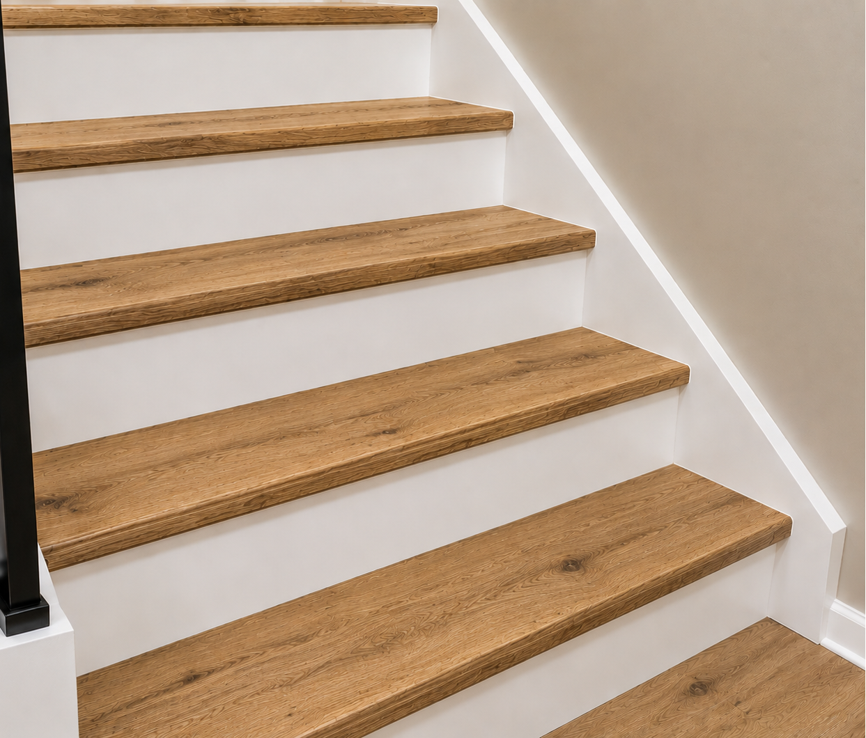 SPC Stair Tread Square with Return - Arizona