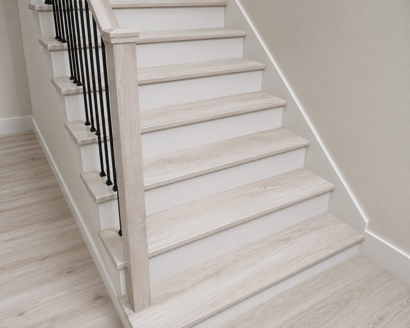 SPC Stair Tread - Country White