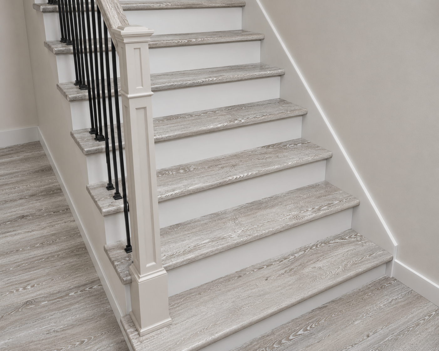 SPC Stair Tread - Old White