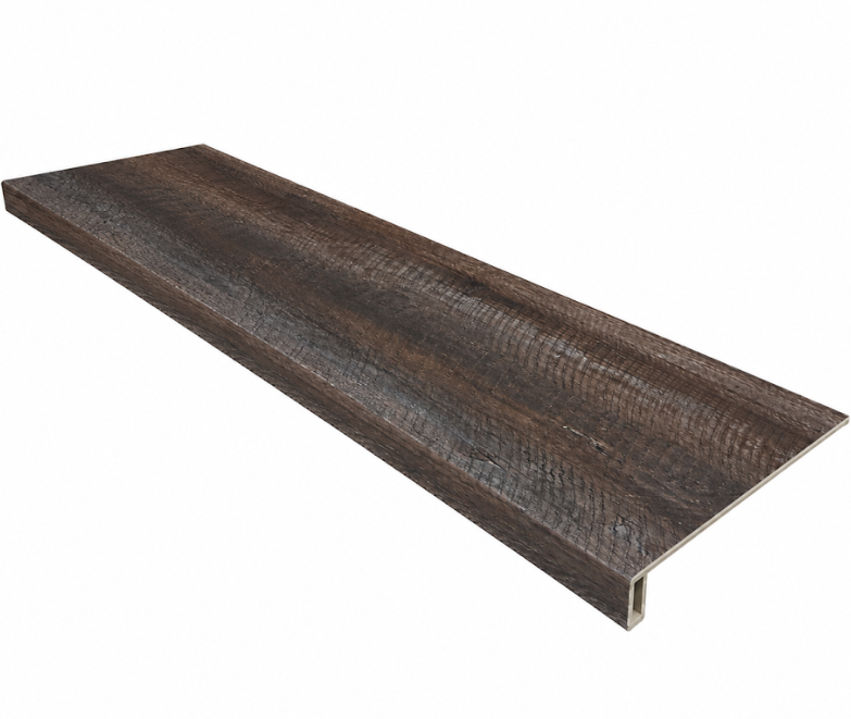 SPC Stair Tread Square with Return - Red Sea