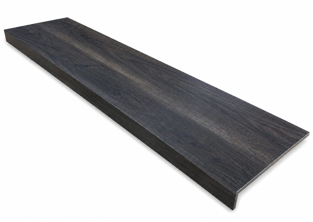 SPC Stair Tread Square with Return - Kodiak
