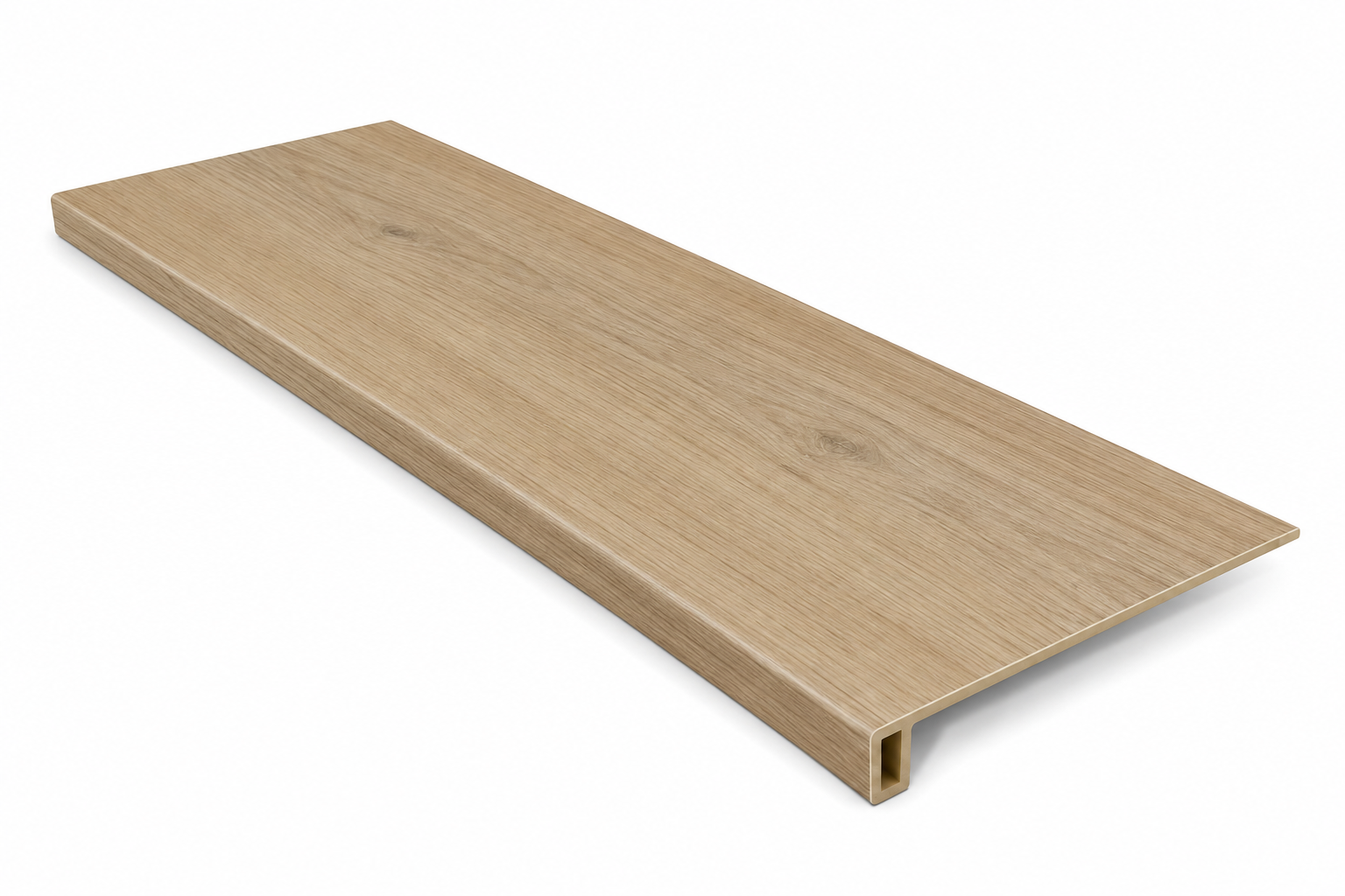 SPC Stair Tread Square with Return - Natural