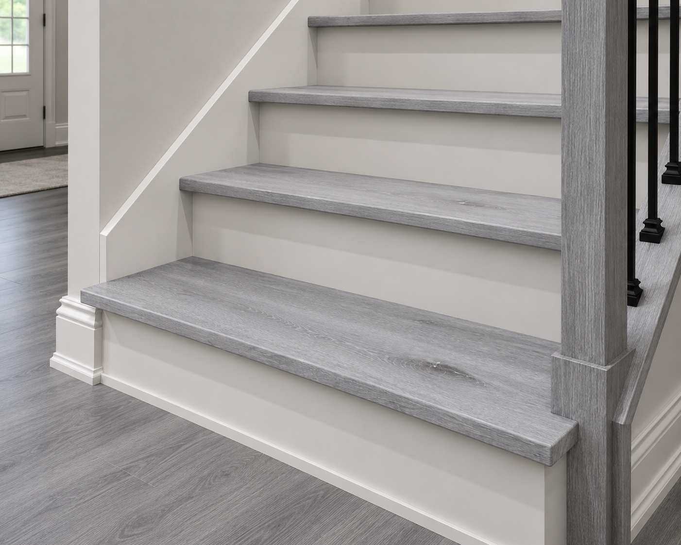 SPC Stair Tread Square with Return - Platinum Classic