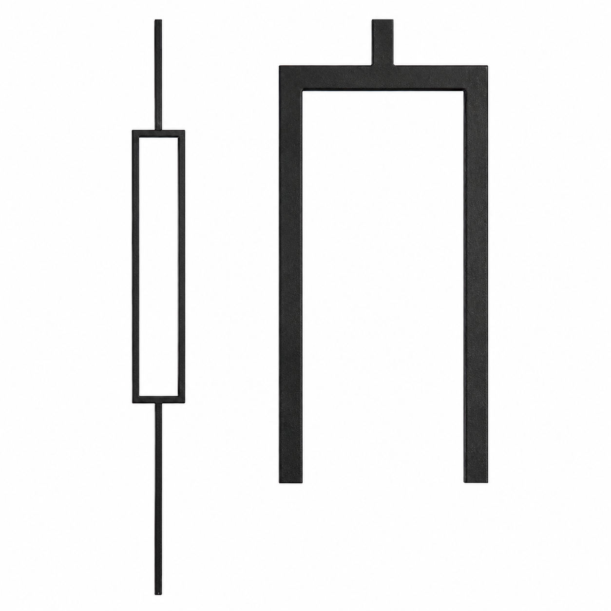 House of Forgings Single Rectangle Hollow Baluster