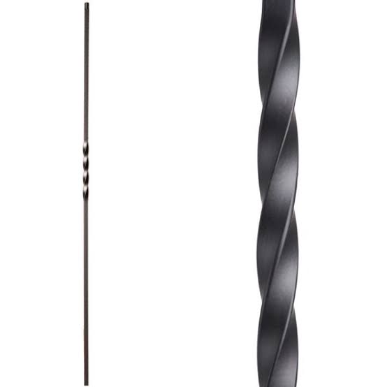 House of Forgings Single Twist Hollow Iron Baluster