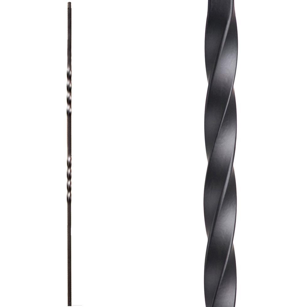 House of Forgings Double Twist Hollow Iron Baluster