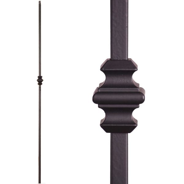 House of Forgings Single Knuckle Hollow Iron Baluster