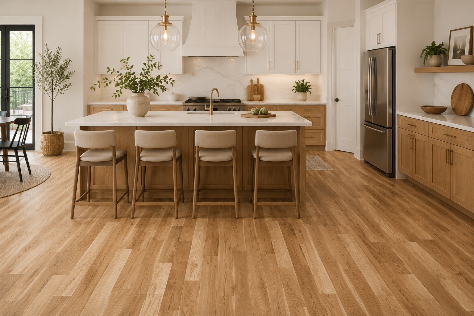 Azalea Lane Porch Solid Hardwood Flooring 4 in