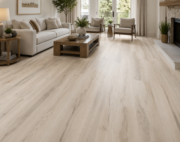 Pyzo-x HD 9000 SPC 12 Mil Flooring 9 in x 48 in – Everest (24.15 SF/Box)