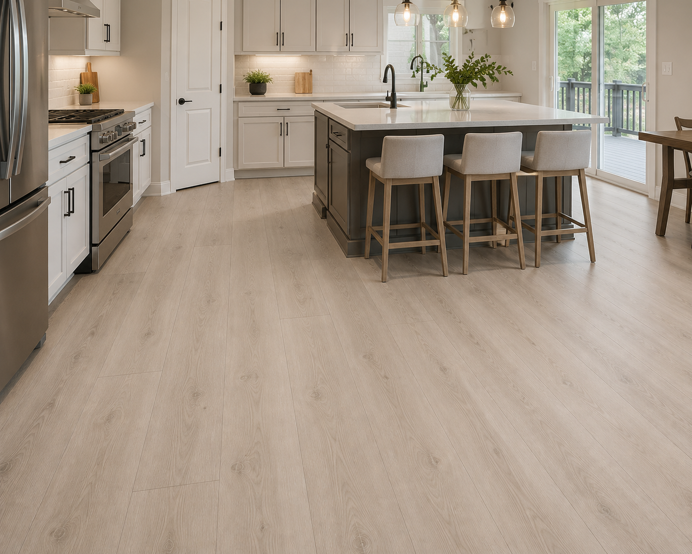 Pyzo-x HD 7000 SPC 22 Mil Flooring 7 in x 48 in – Country White (24.15 SF/Box)