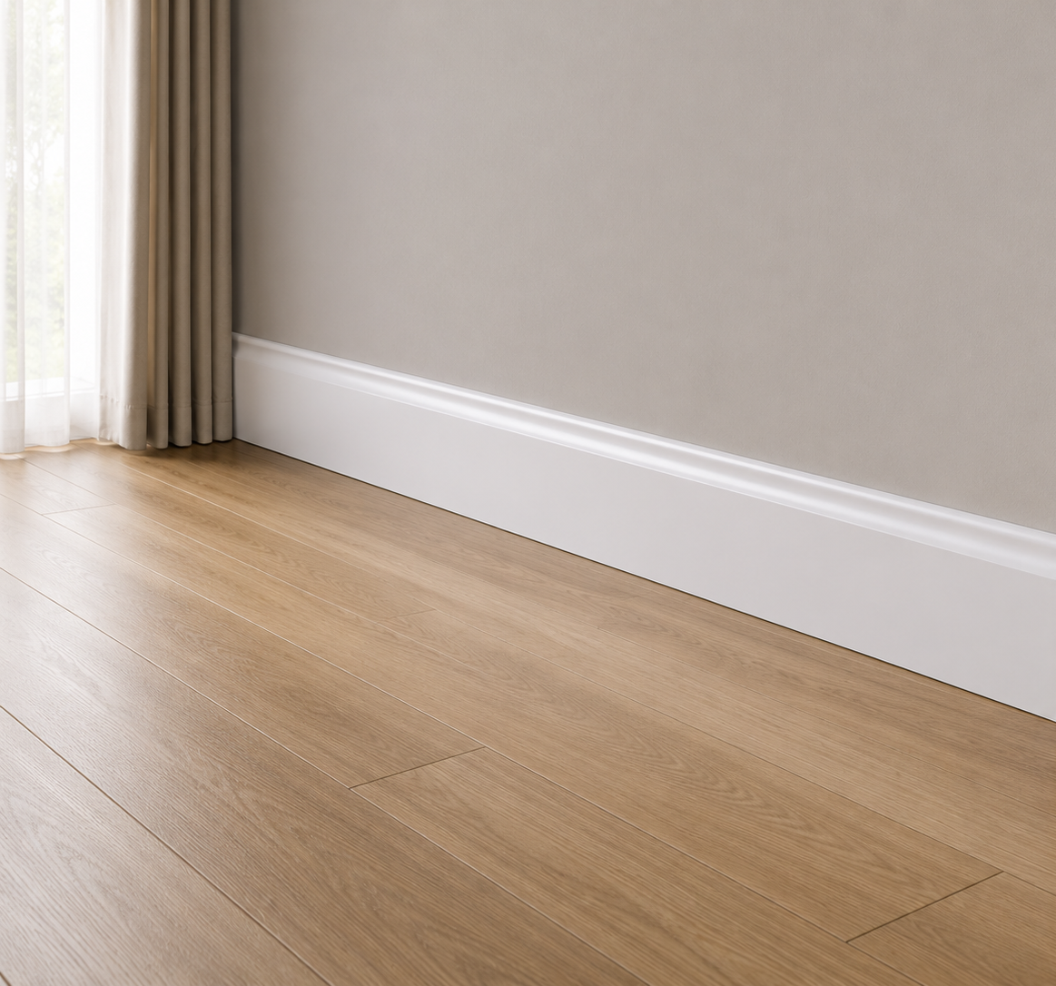 9/16 X *4-1/4* Wood Primed Baseboard LGM 620p
