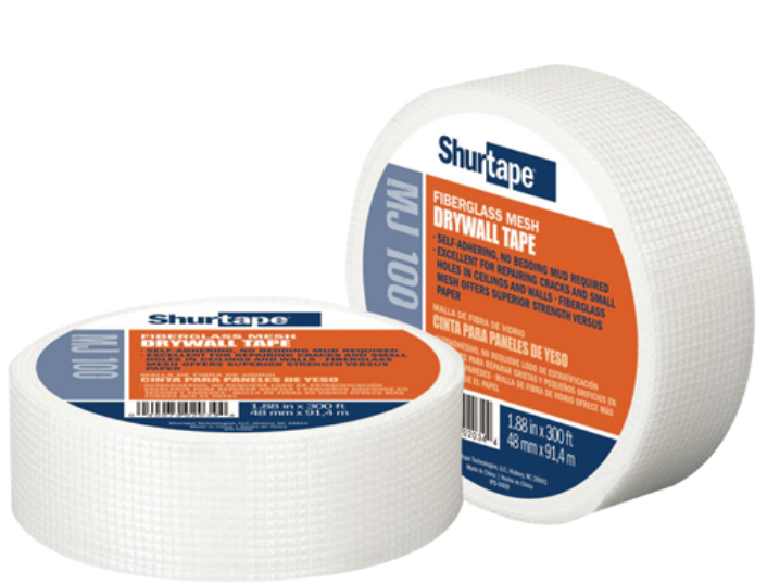 Shurtape MJ 100 3 in. x 150 ft. Meh Cloth Tape in White