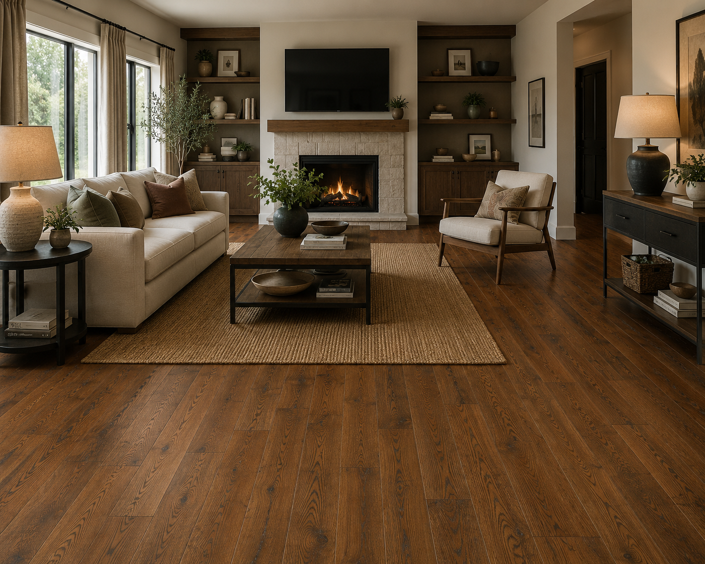 Palmetto Road Monet Collection Engineered Hardwood Flooring – French Oak Bordeaux 6-1/2
