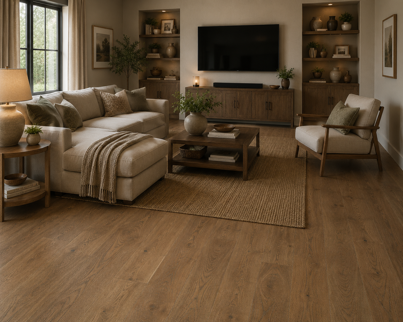 Palmetto Road Monet Collection Engineered Hardwood Flooring – French Oak Louvre 6-1/2