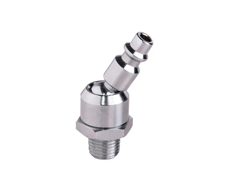360° Swivel Nipple 1/4 in NPT Male Air Fitting