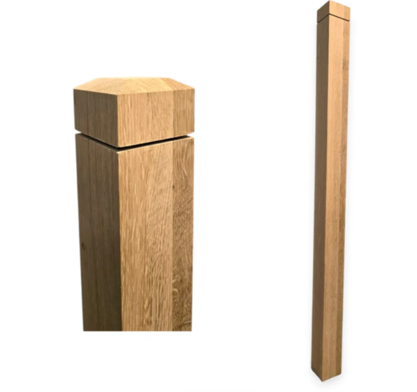 Newel Post Chamfered Top 3 1/2