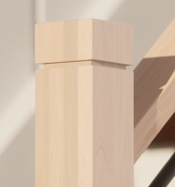 Newel Post Chamfered Top 3 1/2