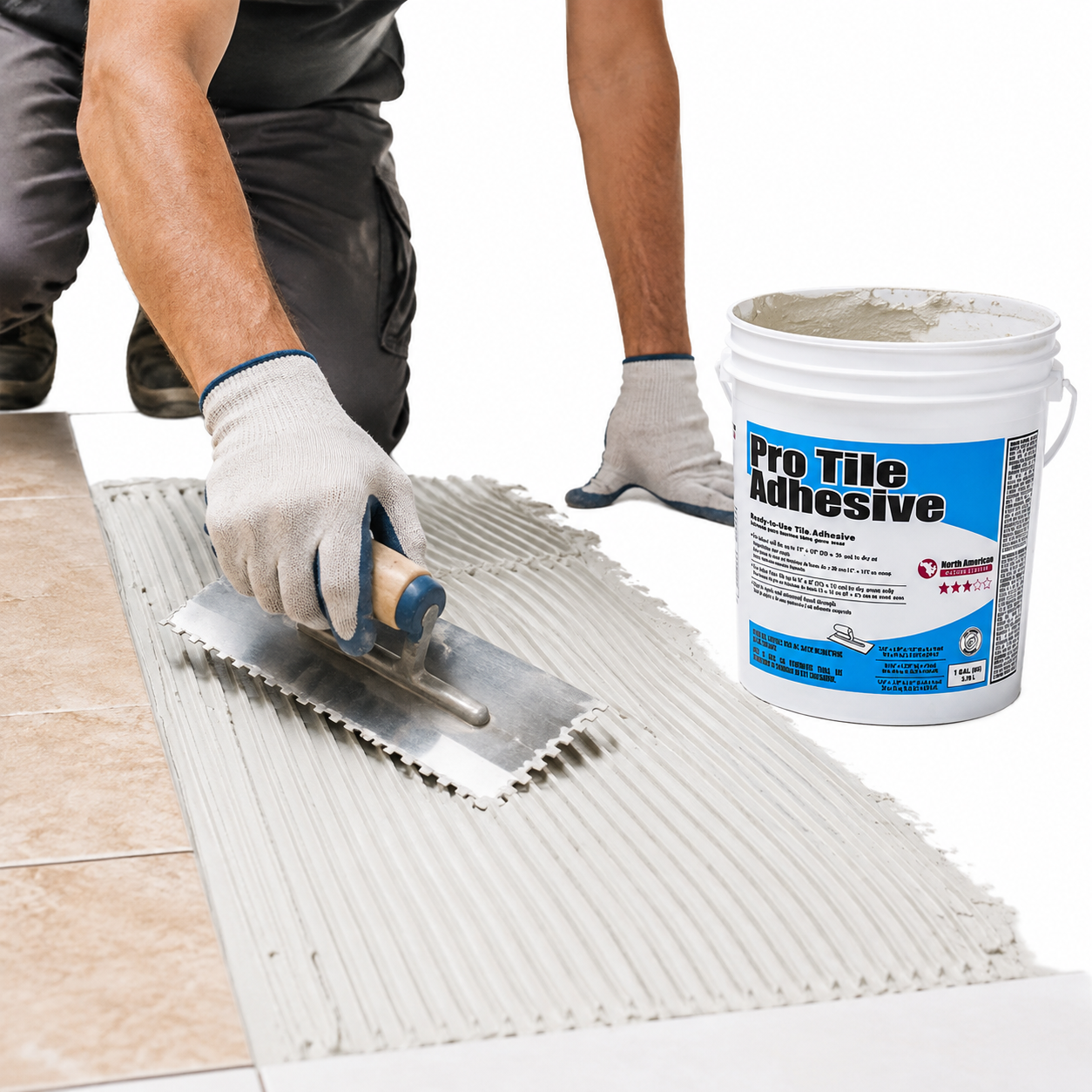 North American Pro Tile Adhesive 1 Gallon