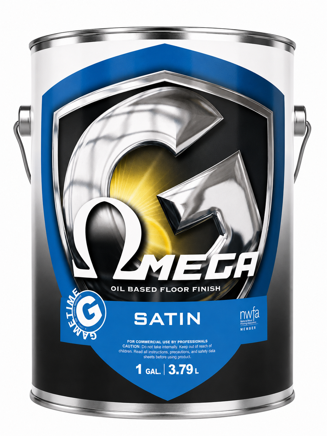 Omega Oil-Based Residential Floor Finish Satin 1 Gal