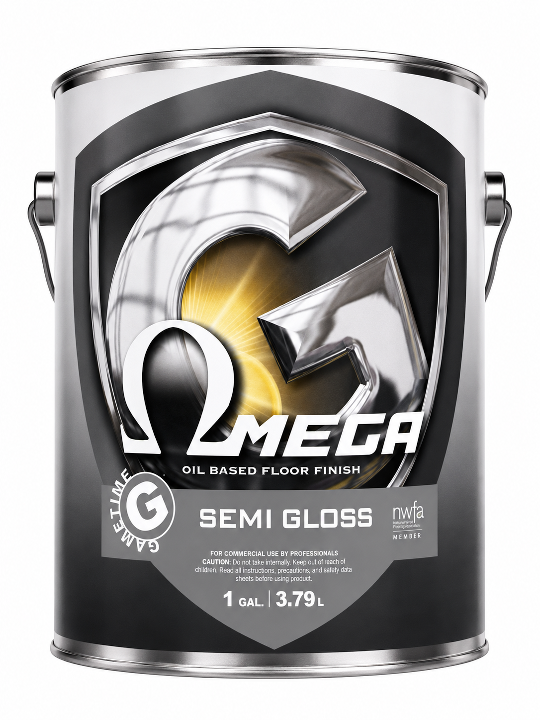 Omega Oil-Based Residential Floor Finish Semi-Gloss 1 Gal