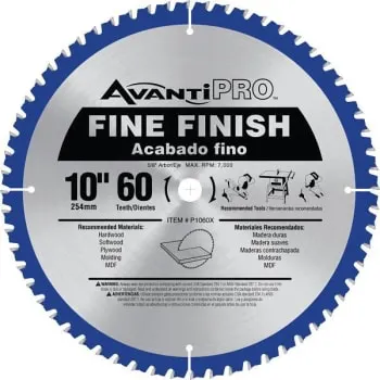 Avanti Pro Circular Saw Blade 10 in 60-Tooth General Purpose