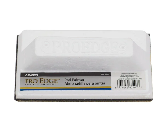 Linzer Pro Edge 3 In. x 6 In. Foam Handle Pad Painter