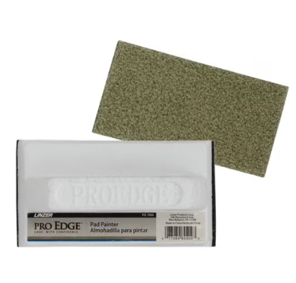 Linzer Pro Edge 3 In. x 6 In. Foam Handle Pad Painter